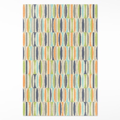 Pvc futószőnyeg Absztrakt ellipszisek retro stílusban