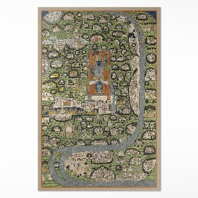 Mosható futószőnyeg India madártávlatból