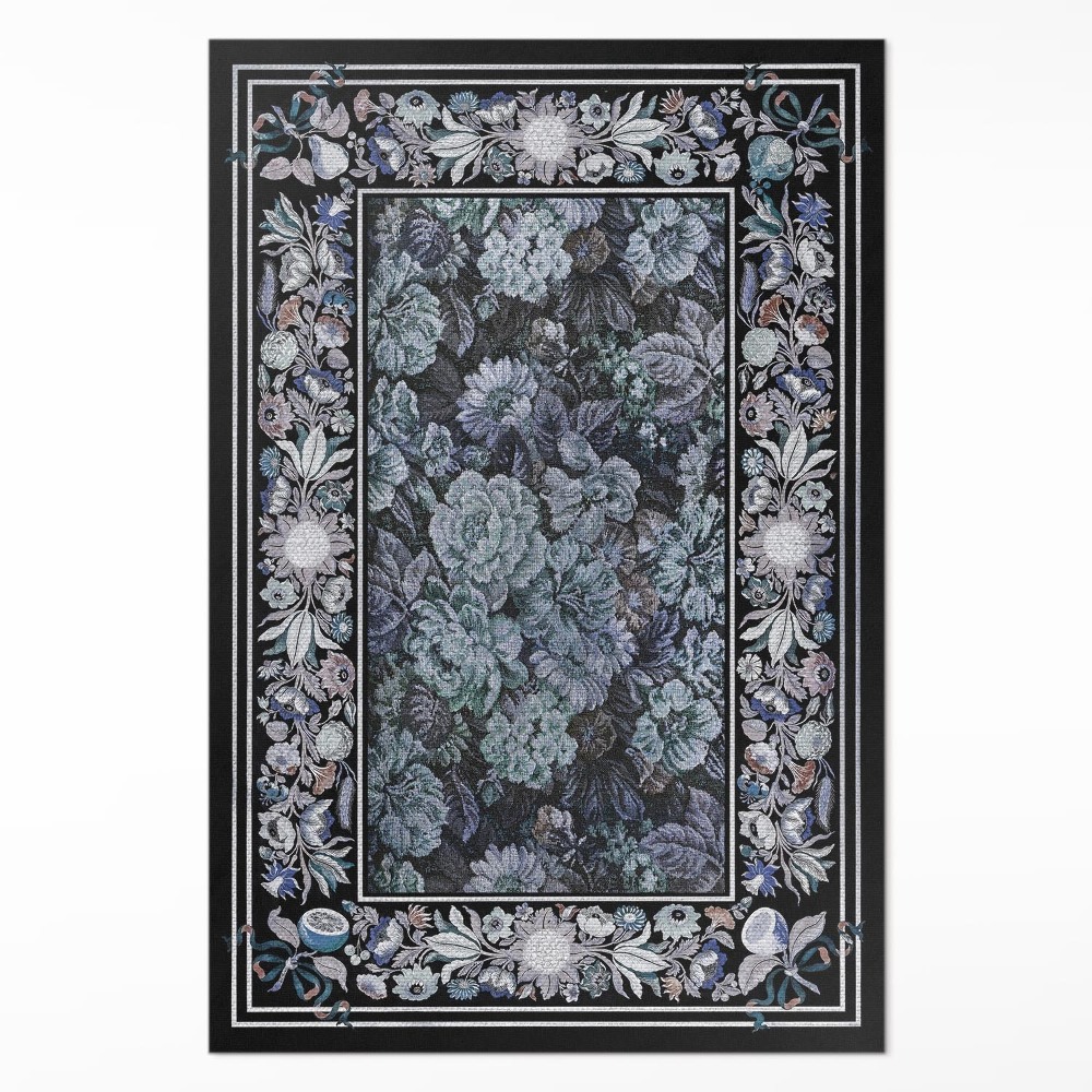 Mosható futószőnyeg Régi virágos csokor