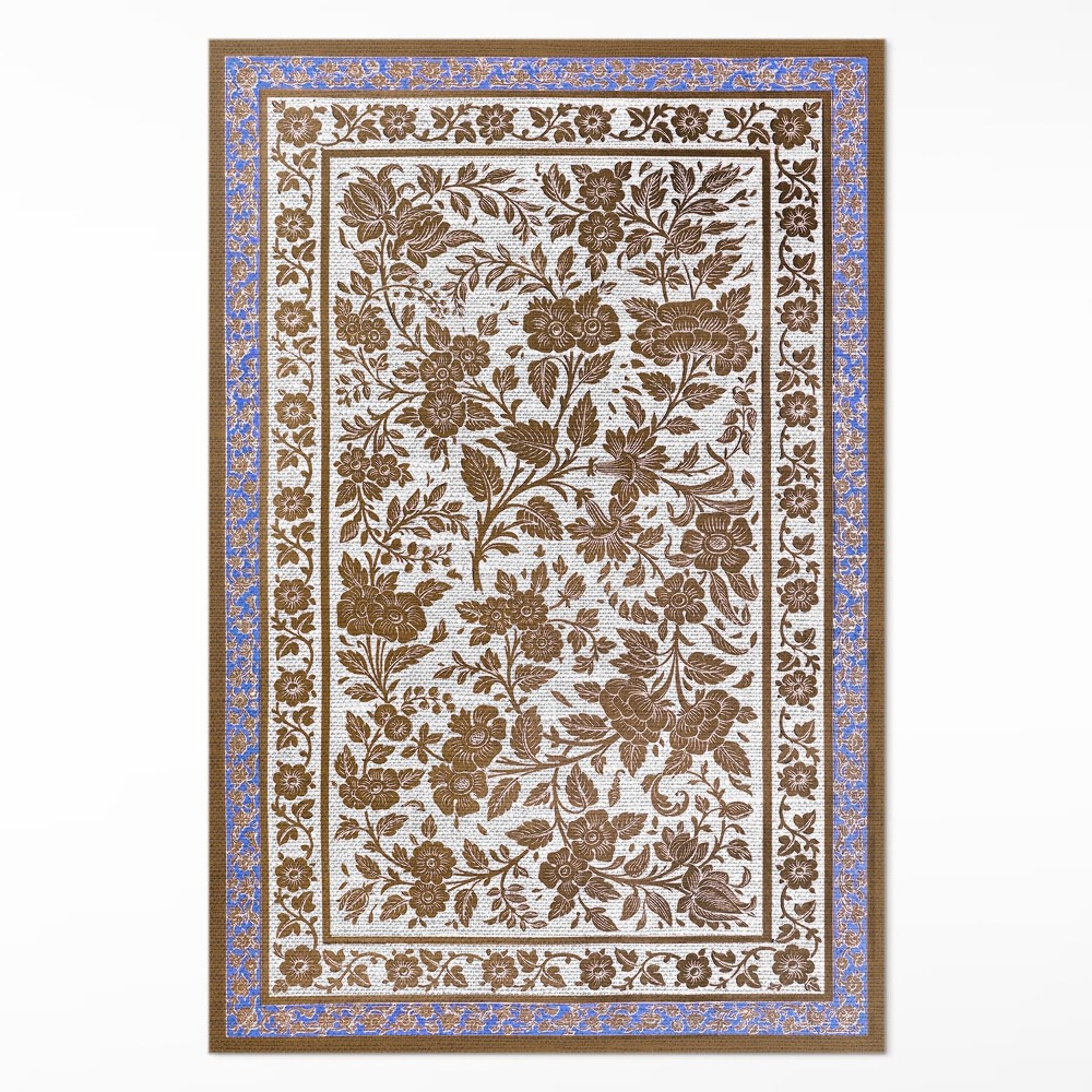 Mosható futószőnyeg Sir Matthew Digby Wyatt botanikus minta