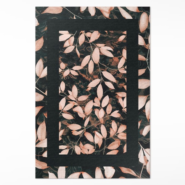 Pvc futószőnyeg Őszi levelek növényi motívum boho retro