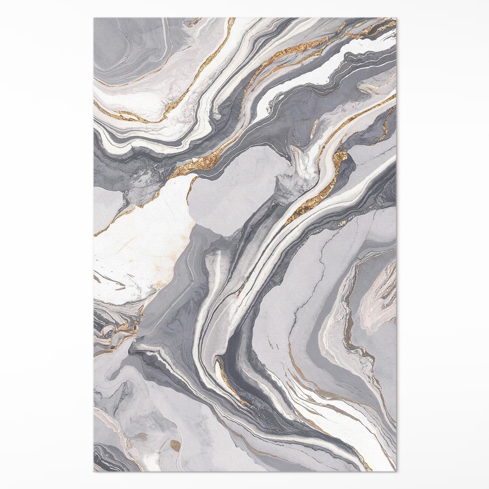 Mosható futószőnyeg Világos absztrakt márványminta