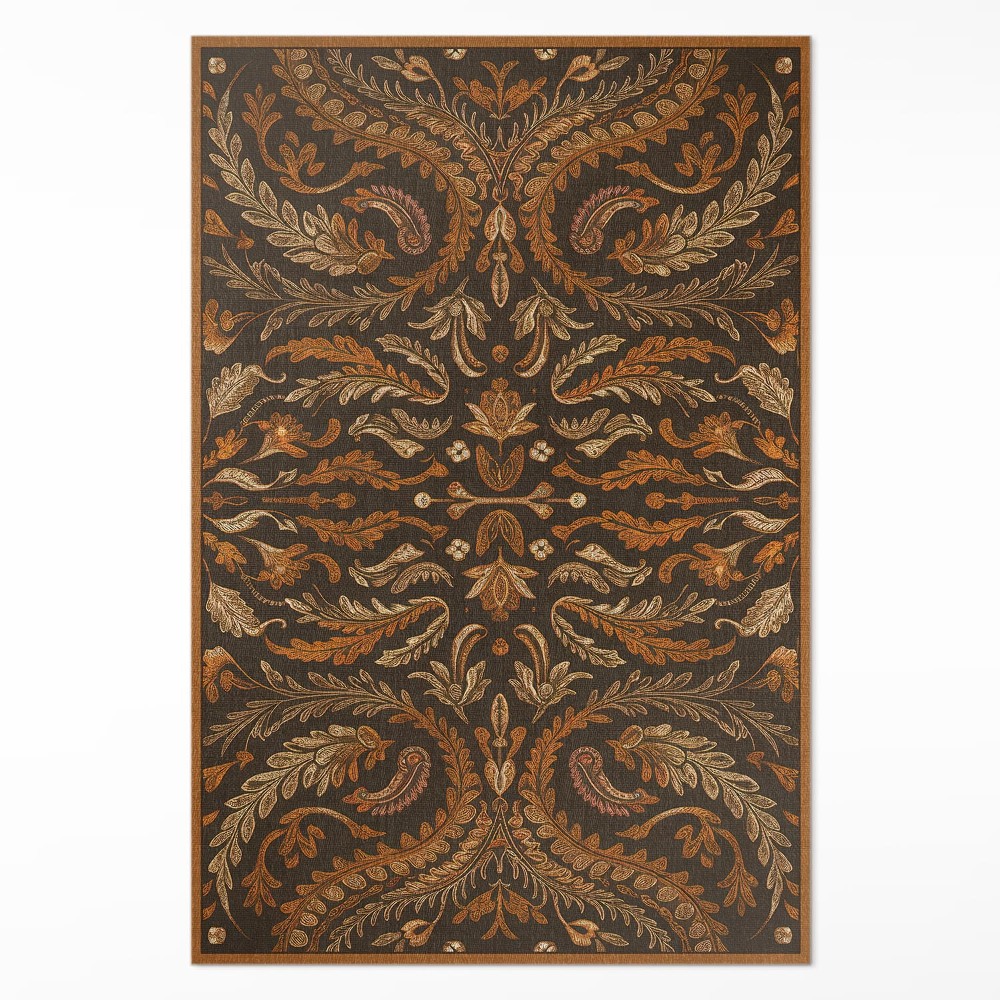 Mosható futószőnyeg Keleti növényi dísz vintage