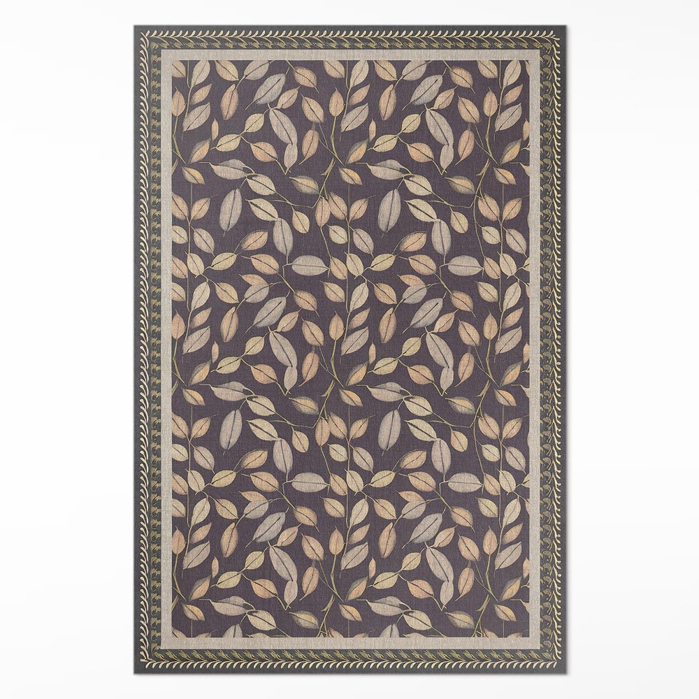 Pvc szőnyeg Őszi levelek virágos vintage