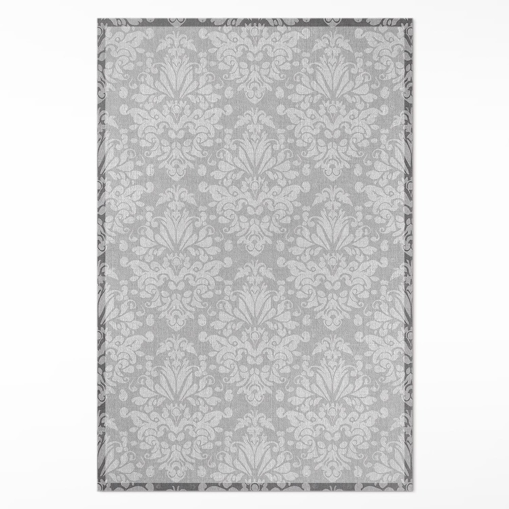 Mosható futószőnyeg Növényi dísz vintage stílusban