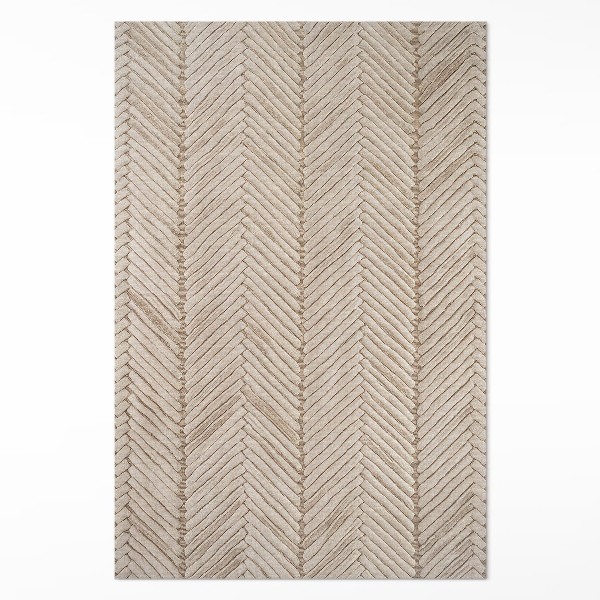 Pvc szőnyeg Indiai halszálkás fonott boho vintage
