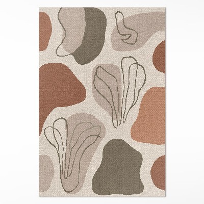 Pvc szőnyeg Szabálytalan absztrakt boho foltok