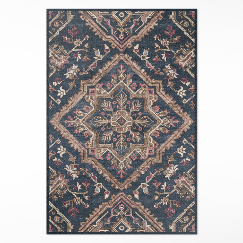 Pvc futószőnyeg Geometrikus virágminta török stílusban