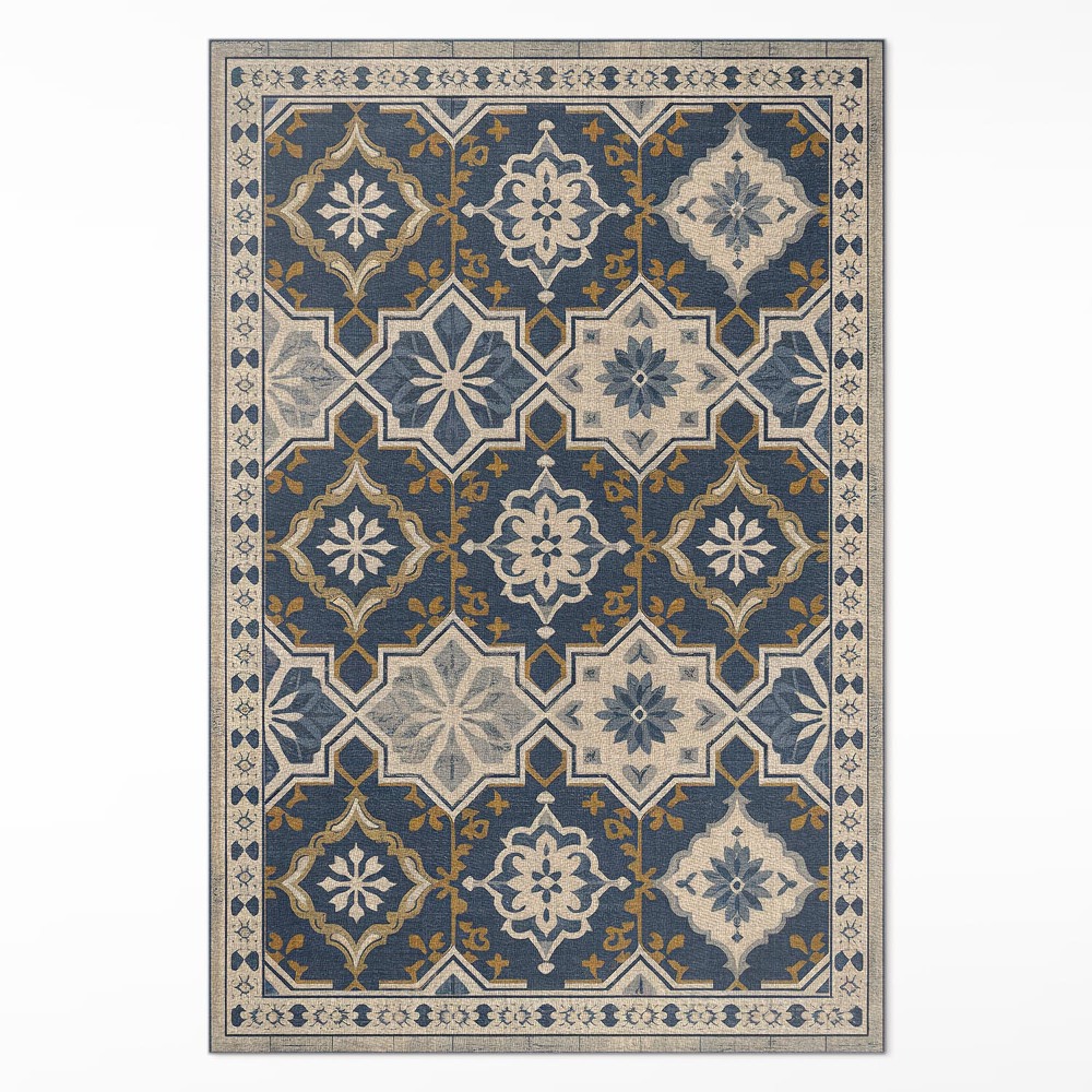 Pvc szőnyeg Marokkói elegáns mozaik csempe