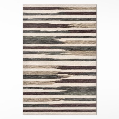 Pvc futószőnyeg festett boho csíkok pasztell színekben