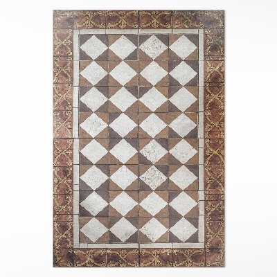 Műanyag szőnyeg Art deco stílusú csempe