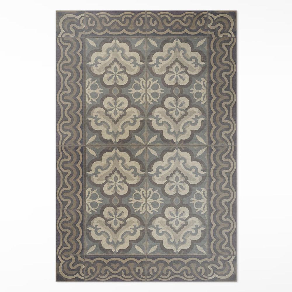 Pvc szőnyeg Rusztikus geometria vintage csempéken