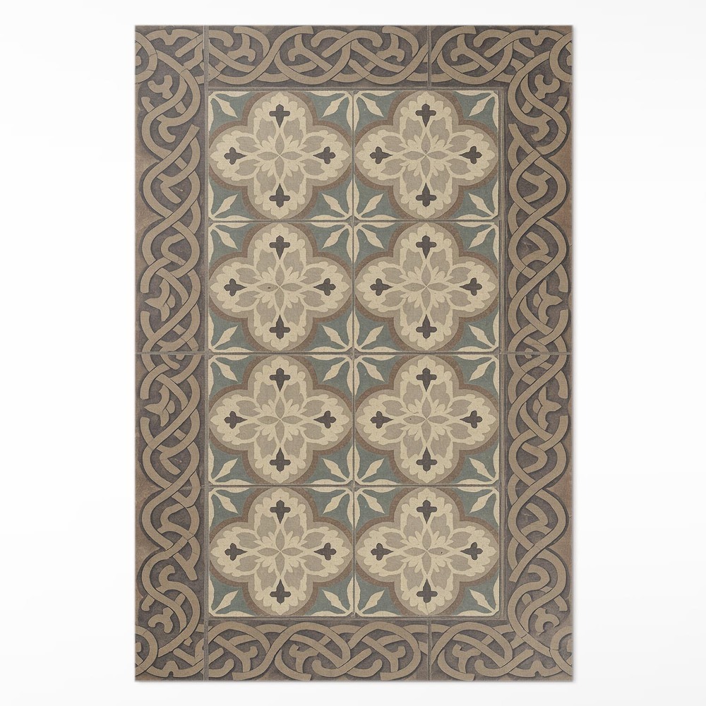 Pvc futószőnyeg Retro csempe geometrikus elrendezéssel