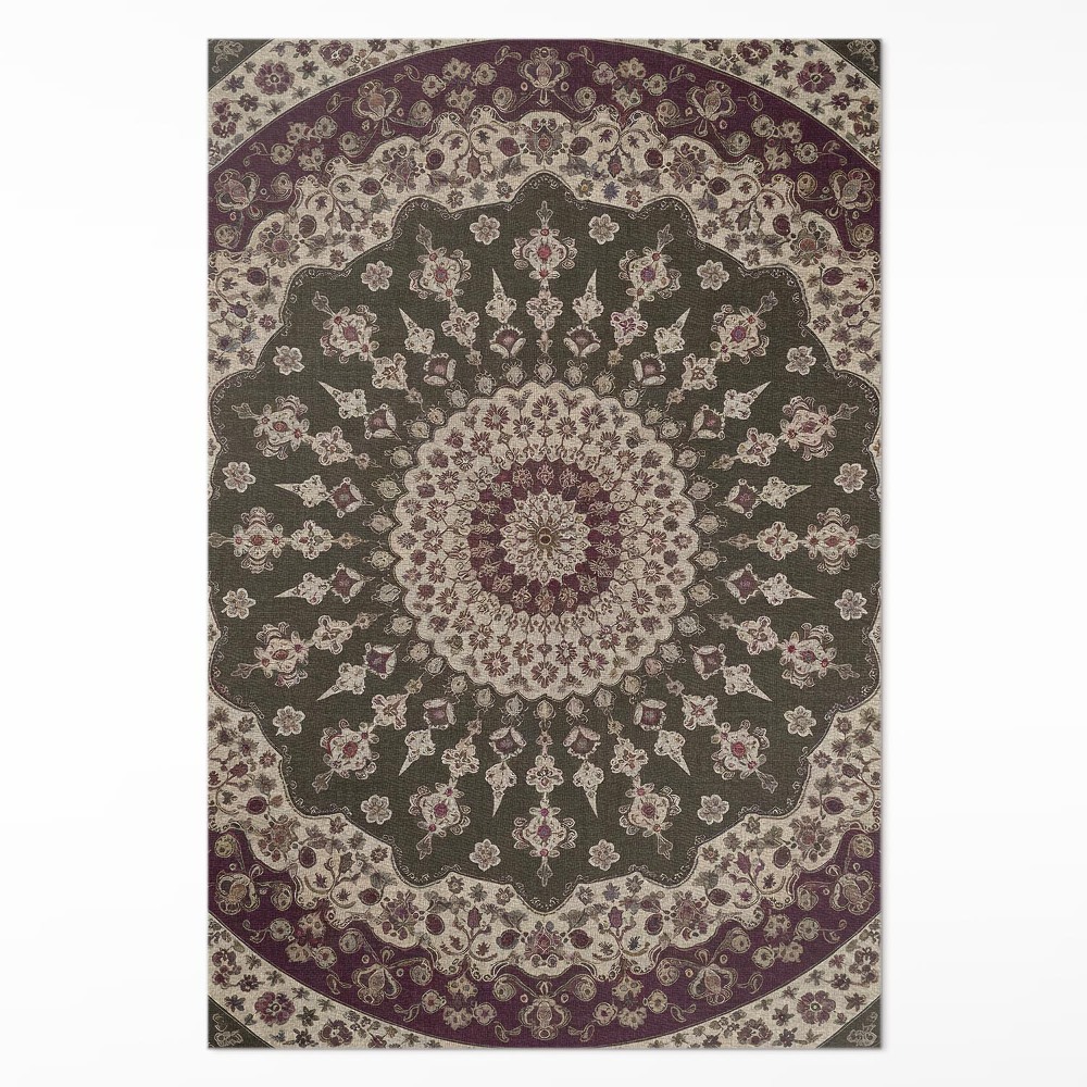 Mosható futószőnyeg Azték mandalák vintage stílusban