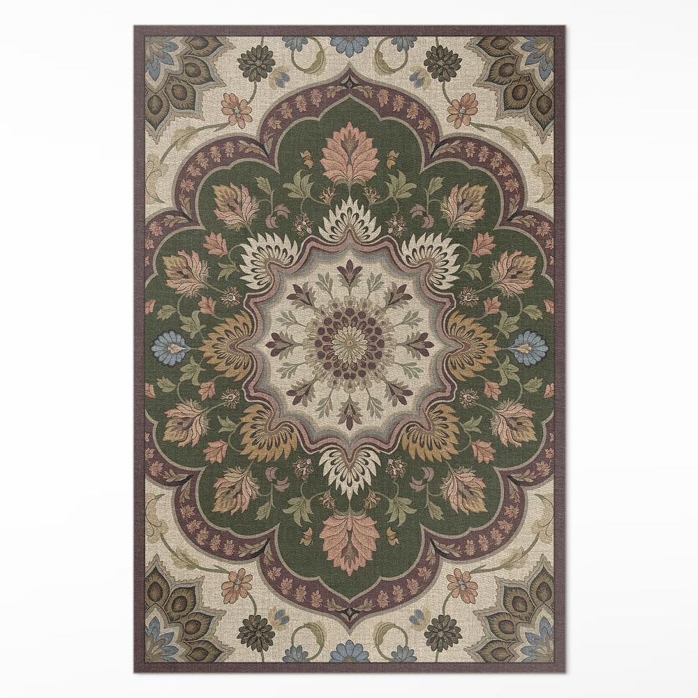 Pvc futószőnyeg Virágok szecessziós stílusban