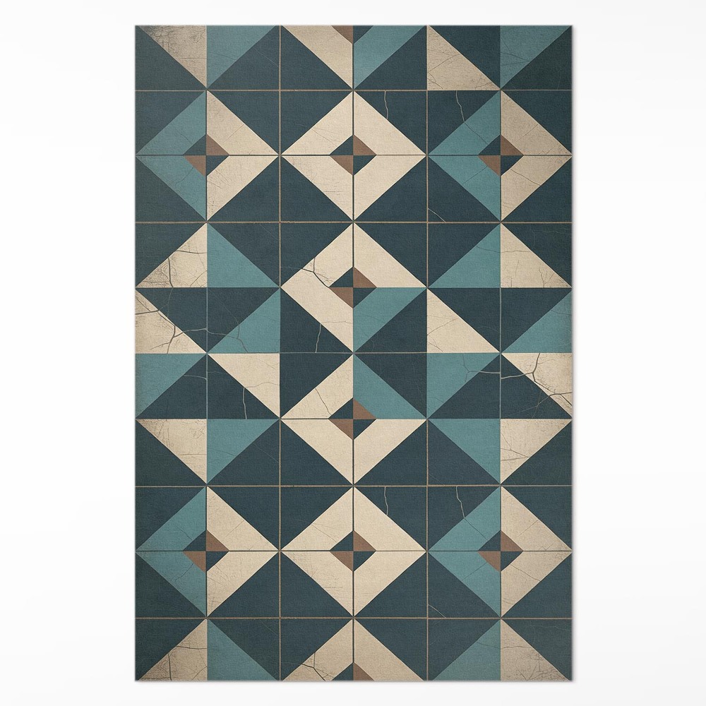 Pvc futószőnyeg Art deco csempék geometrikus alakzatokkal