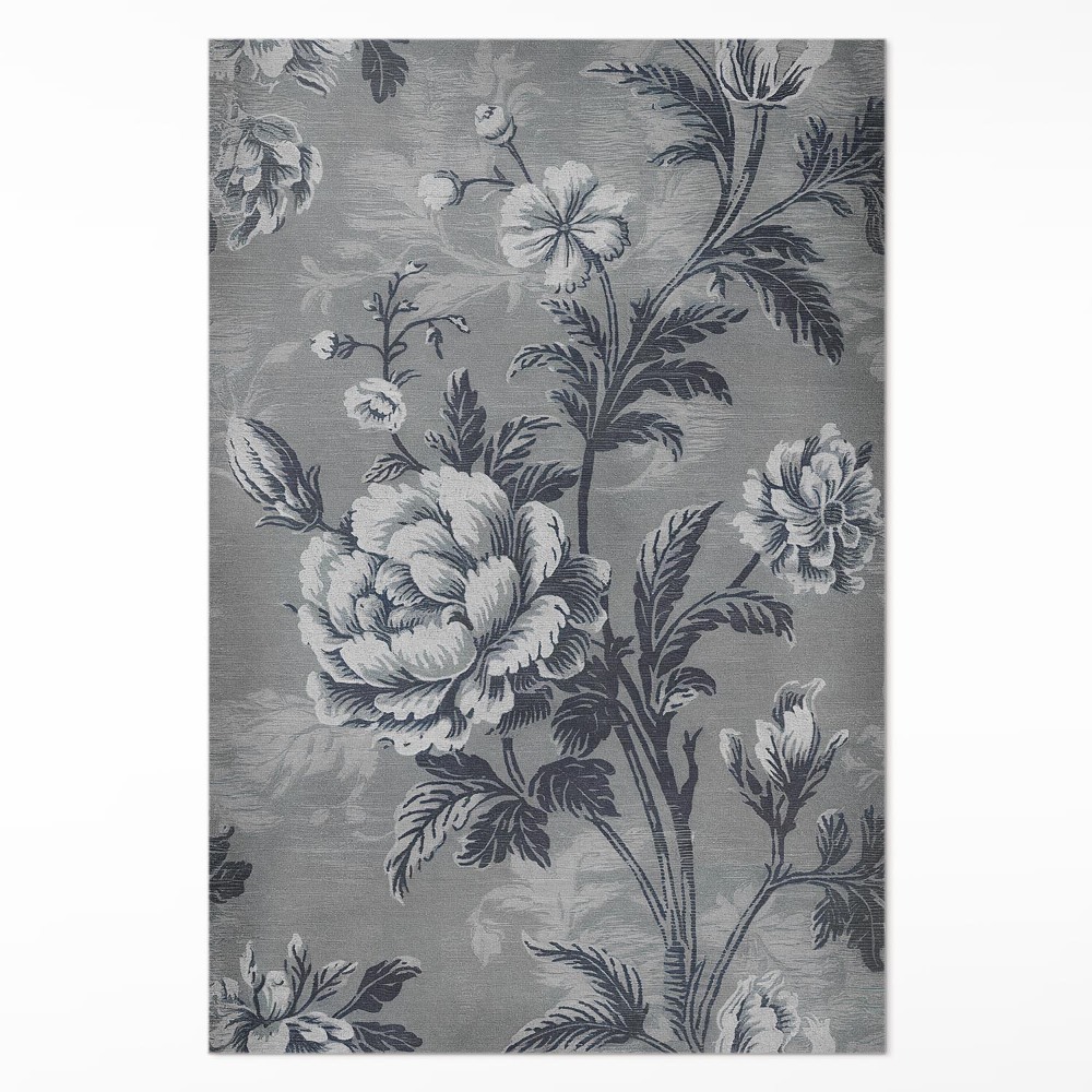 Pvc futószőnyeg Földes tónusok botanikus mintával