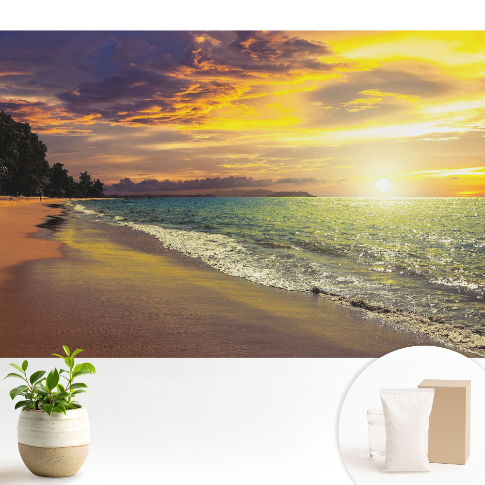 Dekor tapéta Lenyűgöző tengerparti táj