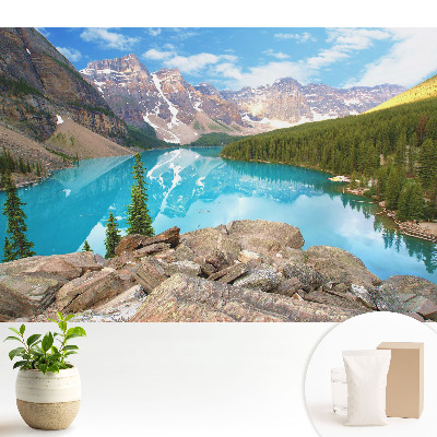 Modern tapéta Hegyi panoráma a tóra