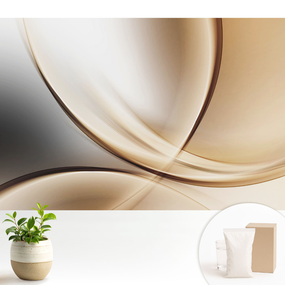 Modern tapéta Ívek és görbék elegáns absztrakciója