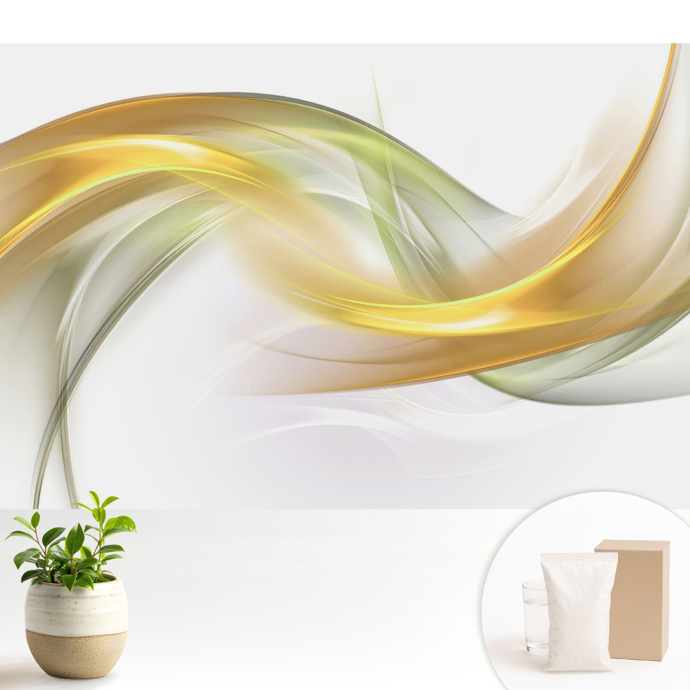 Modern tapéta Finom, hullámos vonalak finom árnyalatokban