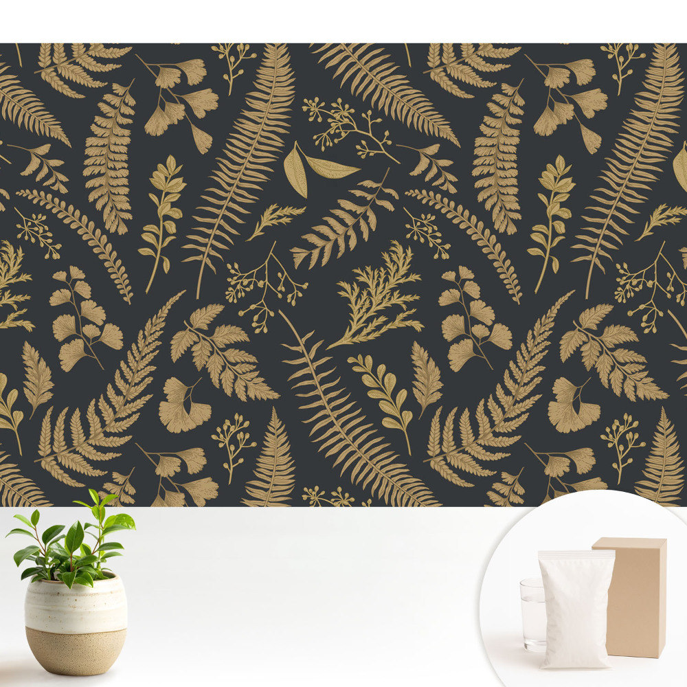 Tapéta Botanikus levélminta elegancia természet