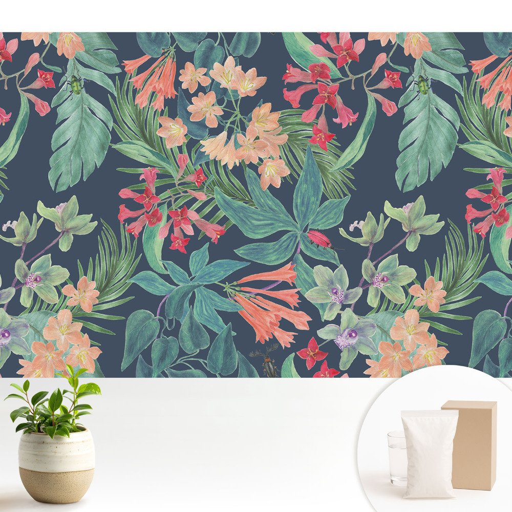 Dekor tapéta Egzotikus növények, elegáns színek