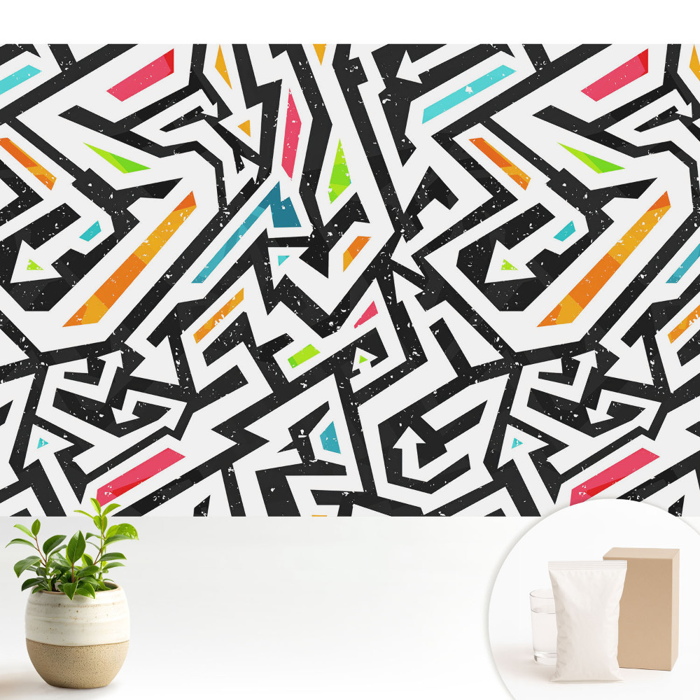 Tapéta Színes geometriai minták