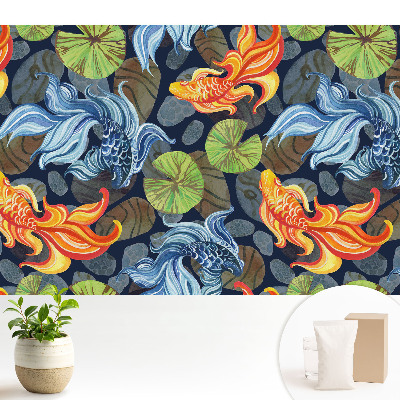 Dekor tapéta Energikus koi hal motívum