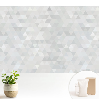 Dekor tapéta Geometriai háromszögek szürke árnyalatokban