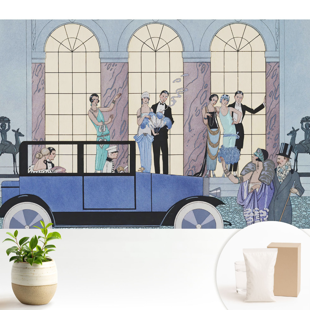 Dekor tapéta Stílusos 1920-as évekbeli ruhák, elegáns karakterek