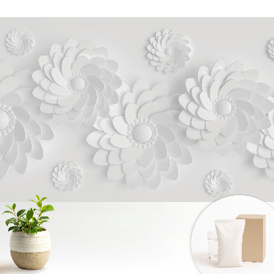 Dekor tapéta Virágos spirálok modern stílusban