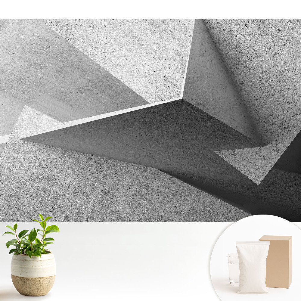 Tapéta Nyers térbeli formák minimalista stílusban