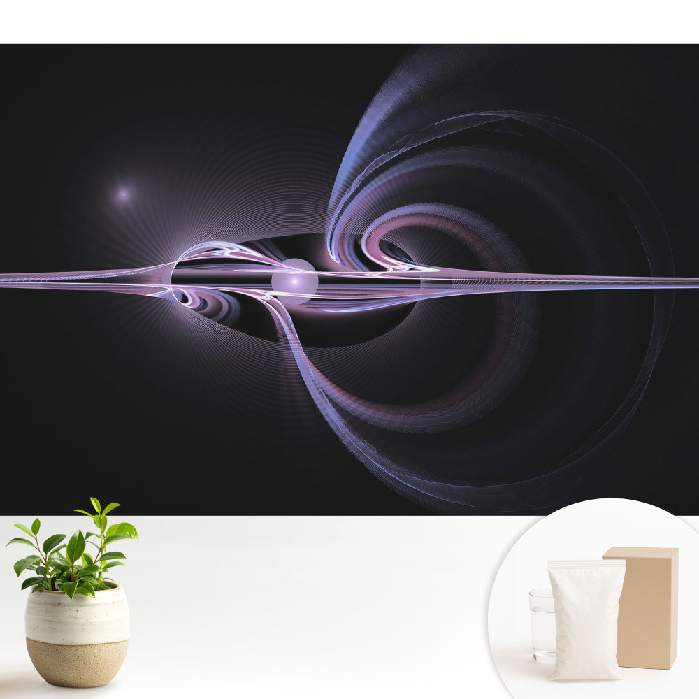 Dekor tapéta A vonalak és ívek lenyűgöző szimmetriája