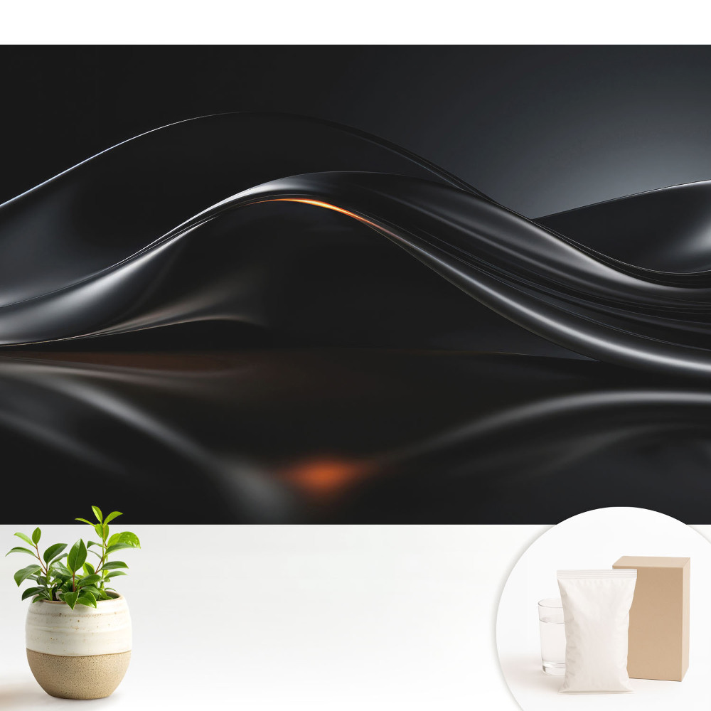 Dekor tapéta Elegáns metál hullámvonal