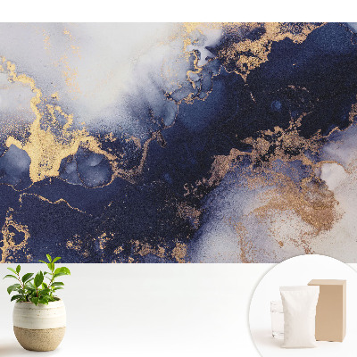 Dekor tapéta Absztrakt sötétkék bézs elegancia