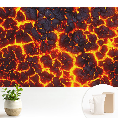 Modern tapéta Energikus absztrakt láva minta