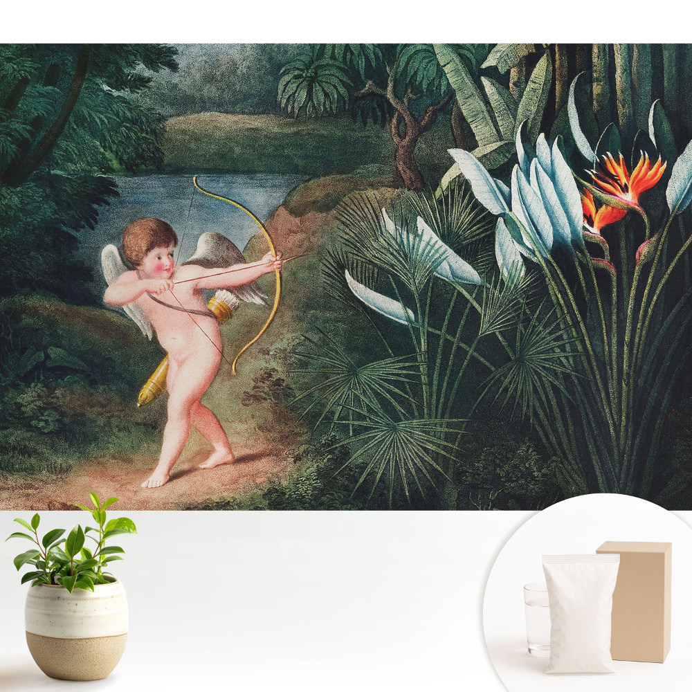 Modern tapéta Ámor a varázslatos földön