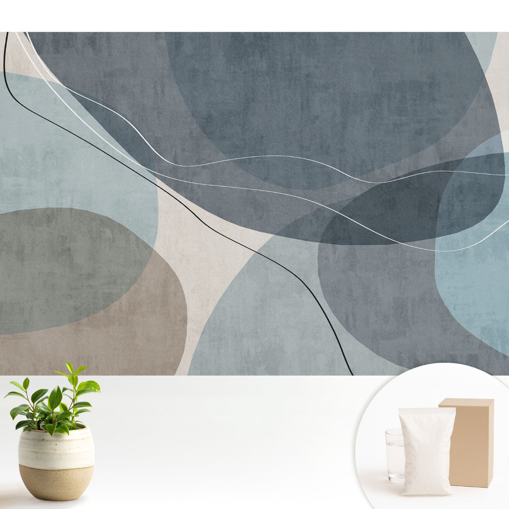 Tapéta Absztrakt formák, nyugodt hangulat