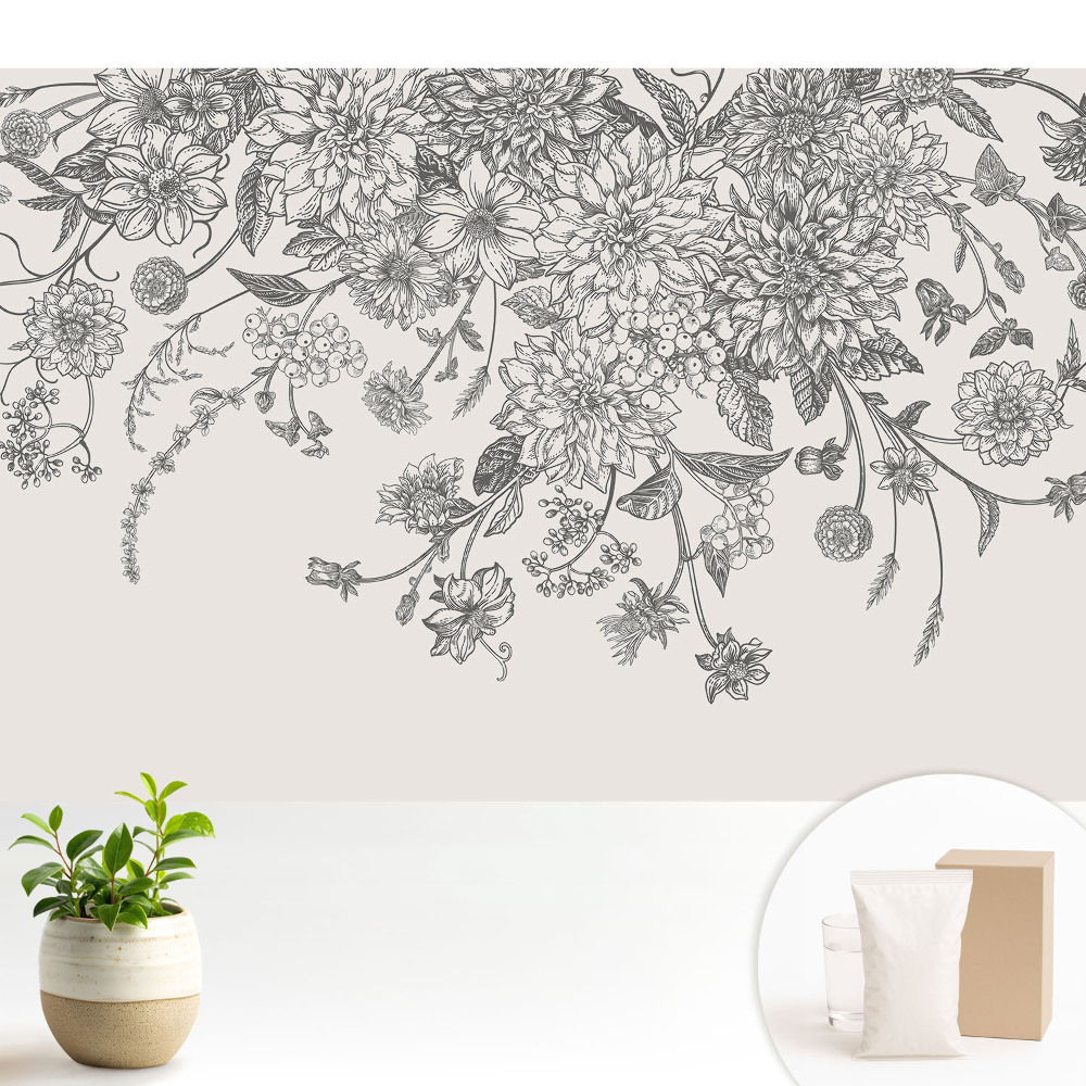 Tapéta Virágok eleganciája, a természet harmóniája