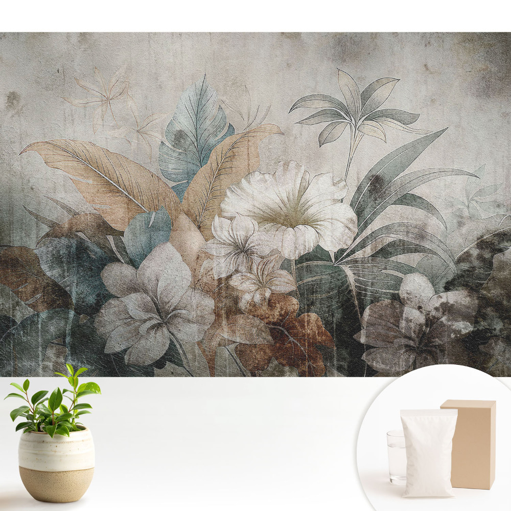 Modern tapéta Rusztikus virágos álomkompozíció