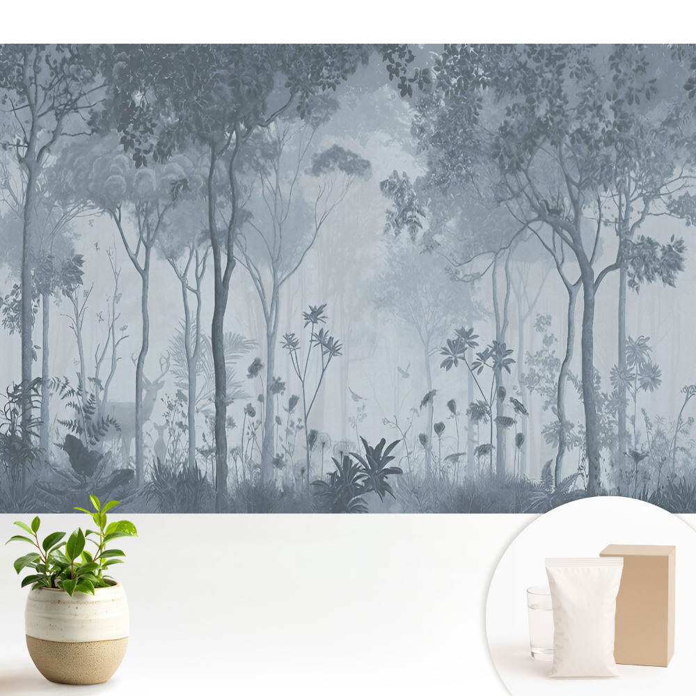 Dekor tapéta Egy finom erdei köd, tele rejtéllyel