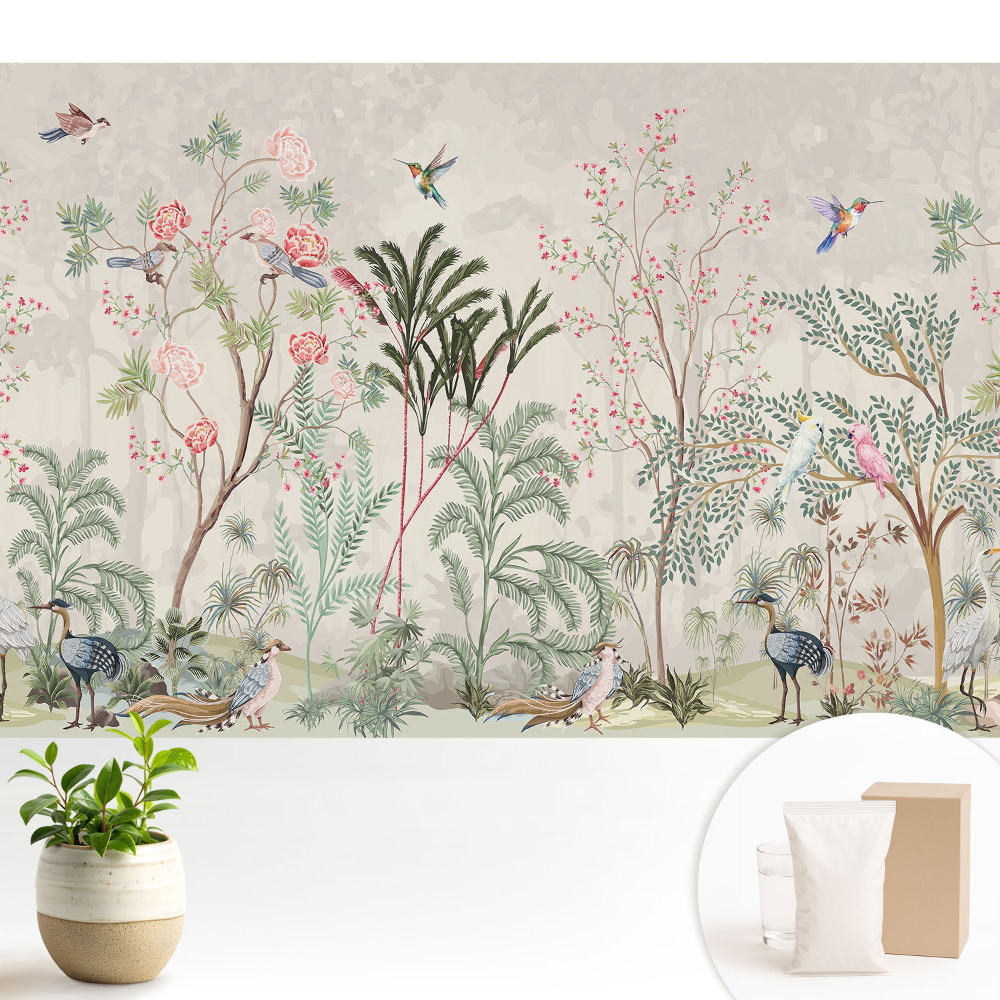 Tapéta Egzotikus kert klasszikus romantika