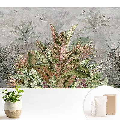 Dekor tapéta Vintage trópusi levelek