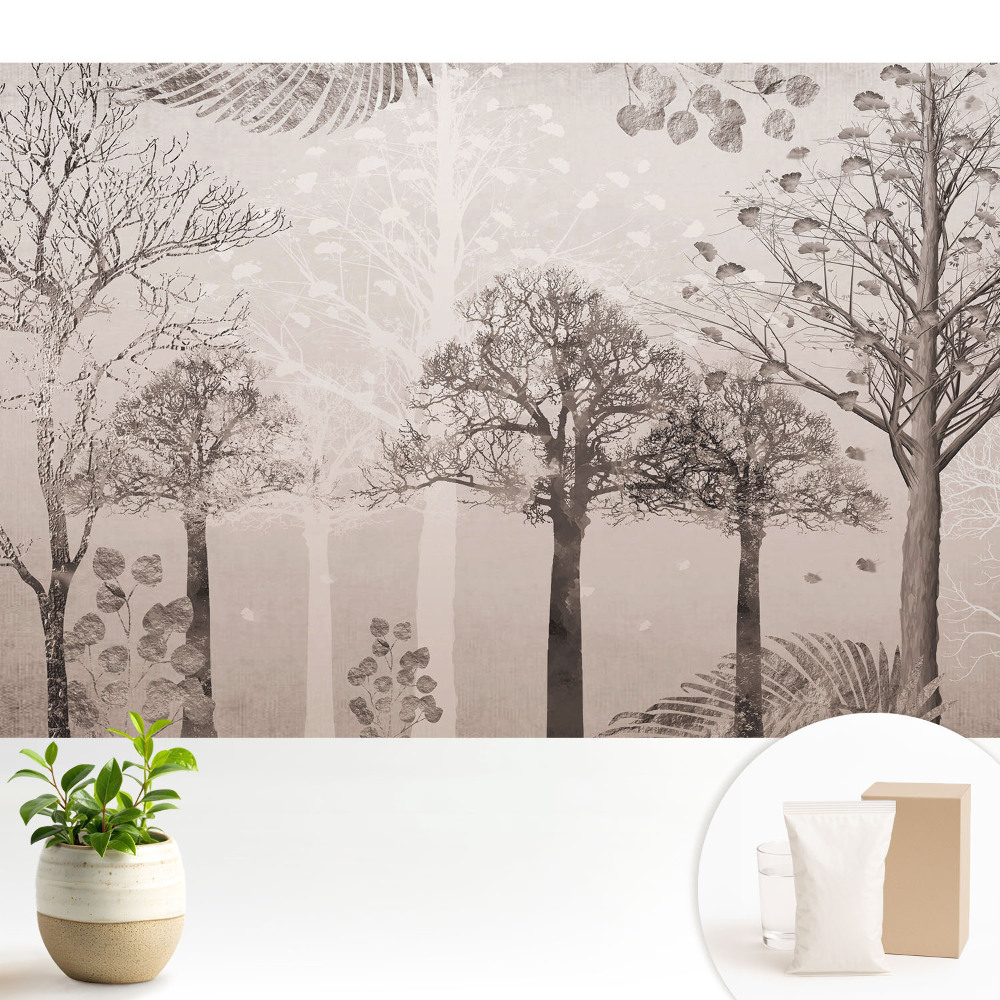 Tapéta Nyugtató erdei táj