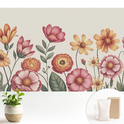 Tapéta Virágos elegancia klasszikus stílusú harmónia