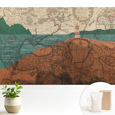 Régi térkép színekkel