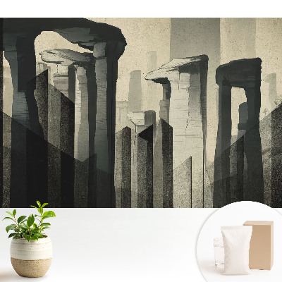 Tapéta Monumentális oszlopok szimmetrikus kompozíciókkal