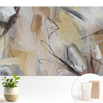 Dekor tapéta Művészi absztrakt vonalak színei