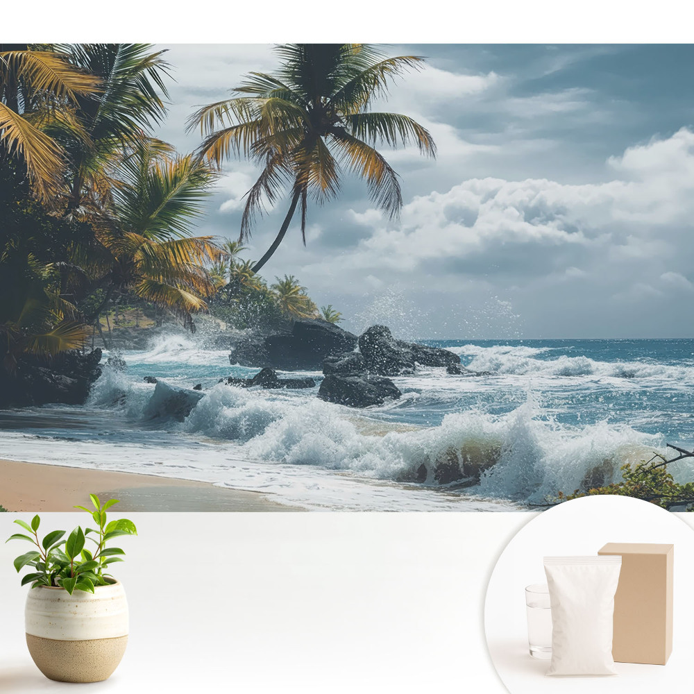 Tapéta Trópusi táj harmóniában a természettel